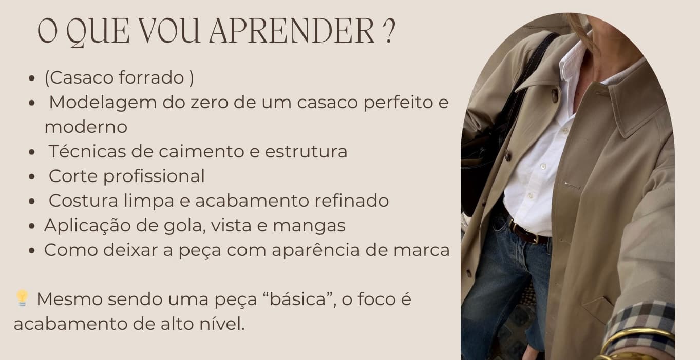 imagem de Grazyela Couto com o Casaco Perfeito anunciando a data da maratona