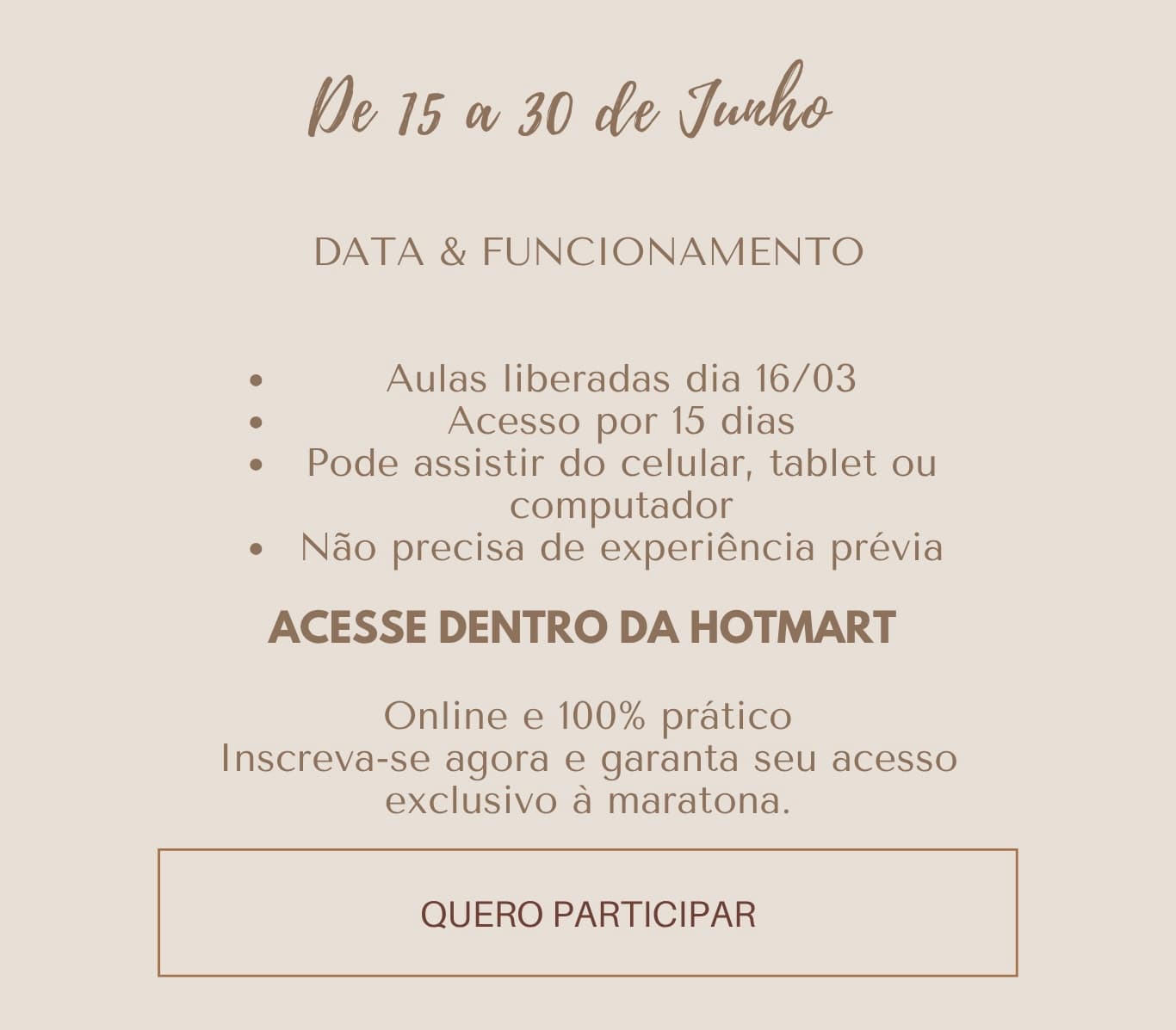 imagem de Grazyela Couto com o Casaco Perfeito anunciando a data da maratona que vai ser um sucesso