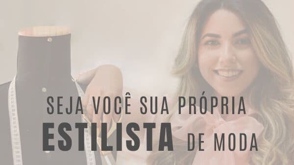 imagem de Grazyela Couto ao lado de um manequim com uma tesoura na mão