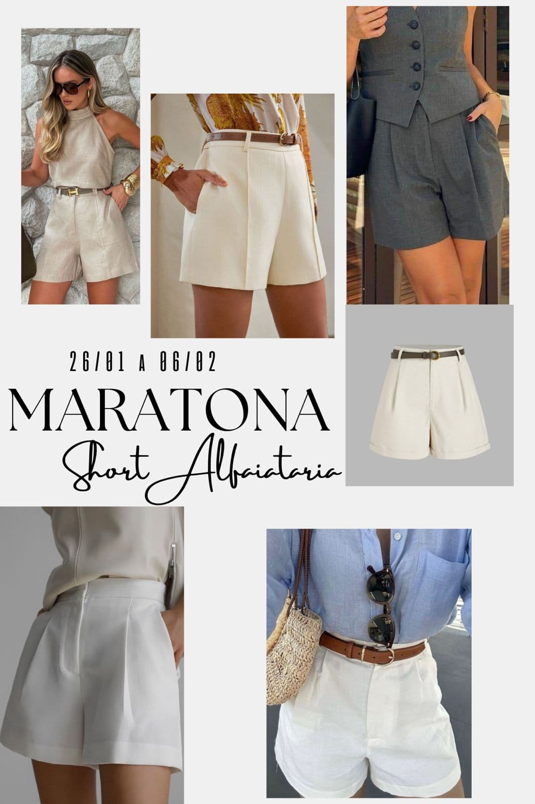 imagem de Grazyela Couto com Short Alfaiataria