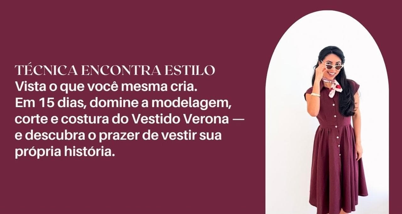 imagem de Grazyela Couto com a Vestido Verona anunciando a data da maratona