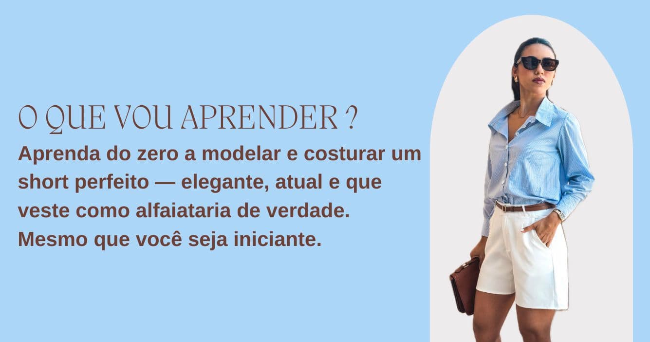 imagem de Grazyela Couto com o Short Alfaiataria anunciando a data da maratona